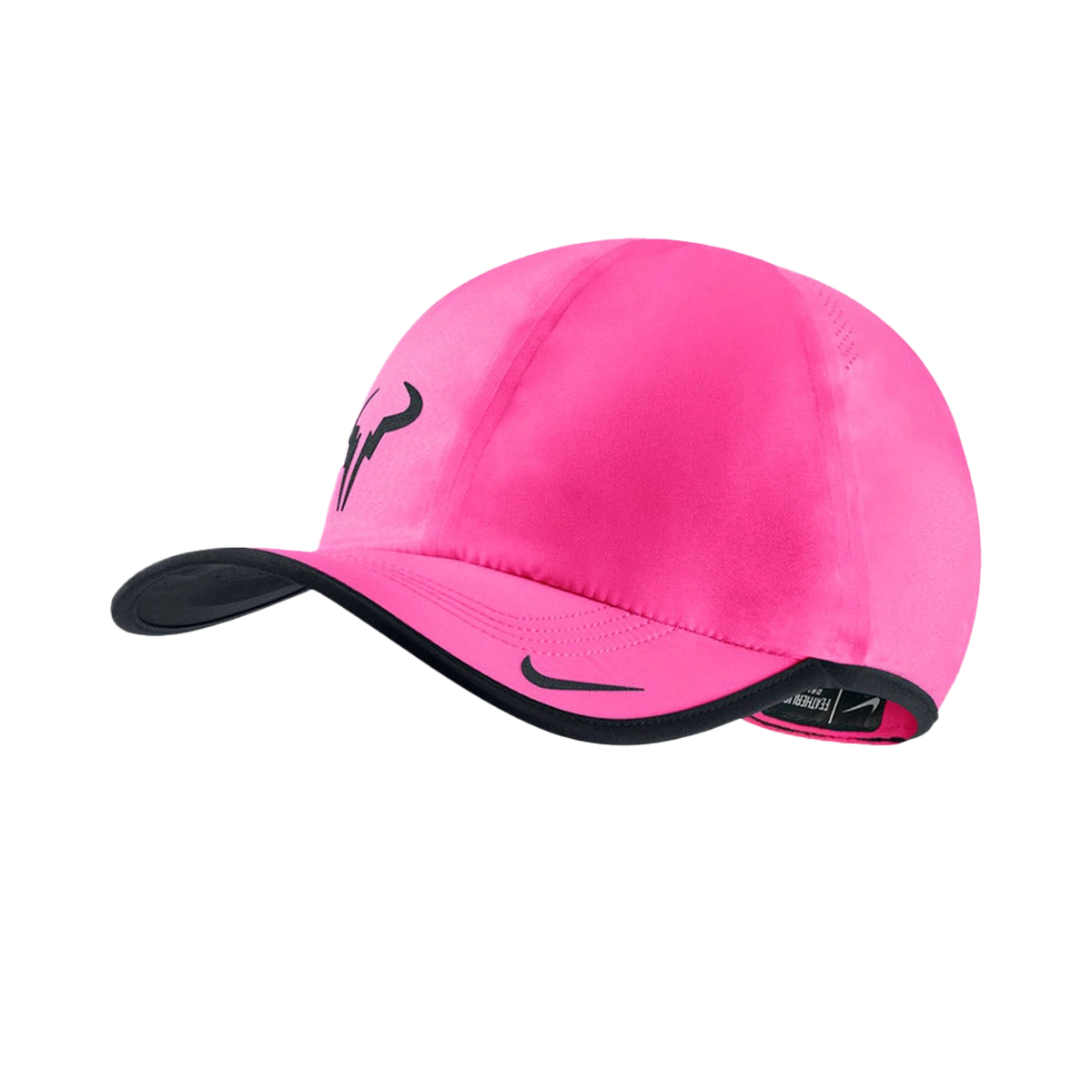 Nike Rafa Bull Logo 2.0 hat in Pink Pow w/Black [613966-667] from the Spring 2015 tennis collection